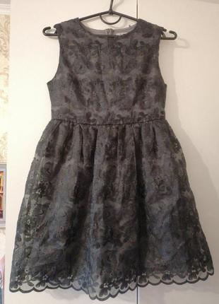 Шикарное платье next, размер 11-12 лет