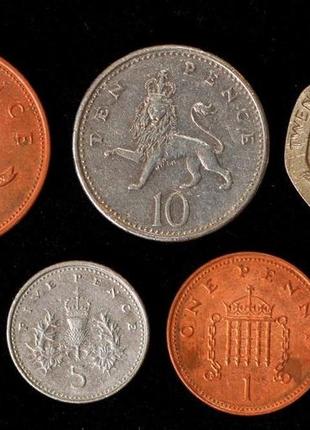 Набір монет великобританії