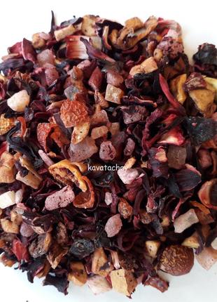 Фруктовый чай папайя со сливками 500г