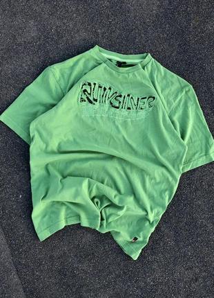 Quicksilver vintage big logo surf tee,вінтажна реп футболка