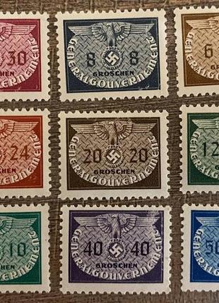 Набір марок німеччина третій рейх