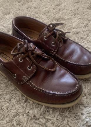 Топсайдеры макасины ecco 42-42.5