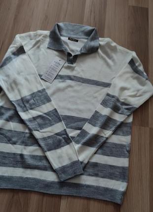 Кофточка с воротничком поло 2