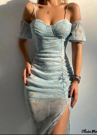Сукня сарафан міді2 фото