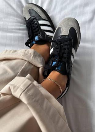 Кросівки adidas samba black/grey5 фото