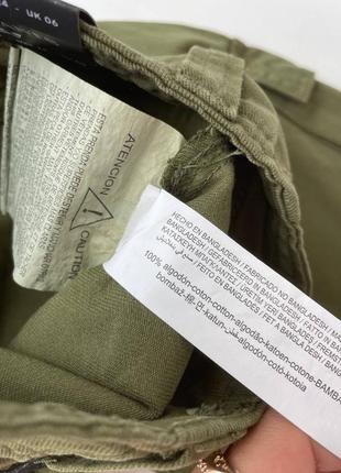 Жіночі нові брюки штани карго stradivarius оригінал cargo прямі прямого крою вільні7 фото