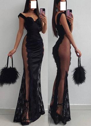 Распродажа cукня prettylittlething с кружевными вставками по бокам