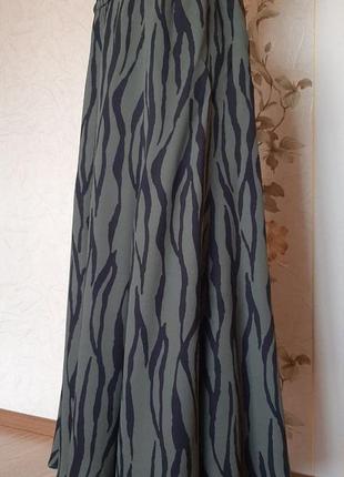 Брендовая юбка миди анимал принт от  luisa cerano7 фото