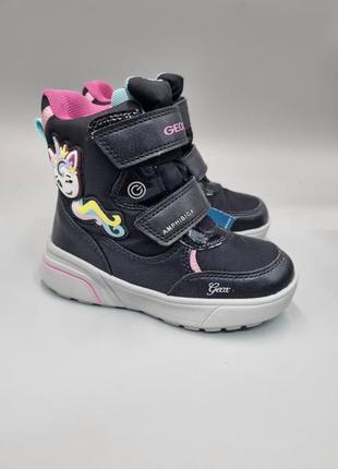 Зимові черевики geox sveggen 26, 30, 32, 35 зимние ботинки