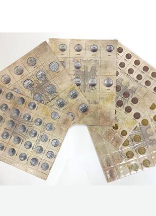 Альбом-каталог для разменных монет веймарской республики 1919-1938гг с учетом мд4 фото
