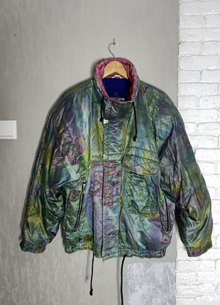 Винтажная лыжная куртка демисезонная куртка для лыж и сноуборда винтаж