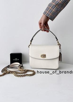 Жіноча брендова шкіряна сумка coach cassie crossbody bag 19 оригінал женская кожаная сумочка кроссбоді коач коуч на подарунок дружині
