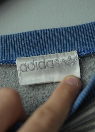 Adidas спортивні штани вінтажні чоловічі сині l вінтаж vintage nike umbro champion з утяжками внизу на манжетах baggy широкі оверсайз8 фото