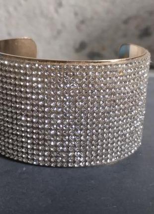 Браслет кафа стрази в золотому тоні англія