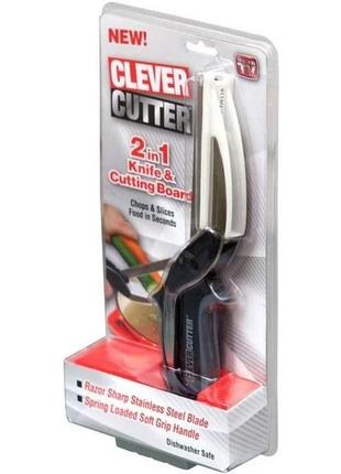 Універсальні ножі-ножиці clever cutter 2 в 15 фото