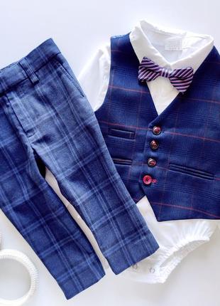 Только брюки и жилетка артикул: 20952 нарядный комплект костюм