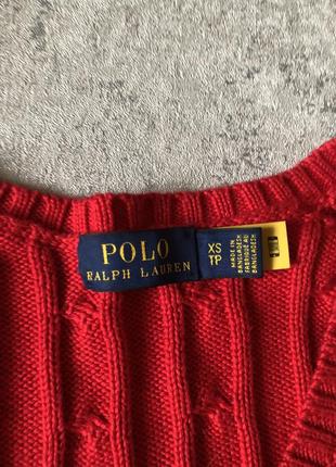 Джемпер polo ralph lauren cable knit v neck