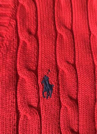 Джемпер polo ralph lauren cable knit v neck2 фото