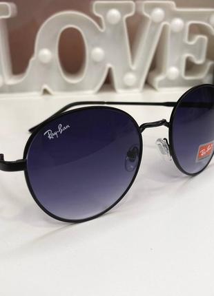 Очки ray-ban солнцезащитные черные1 фото