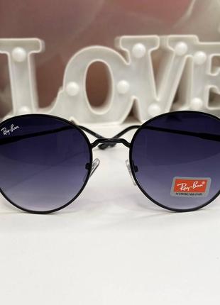 Очки ray-ban солнцезащитные черные2 фото