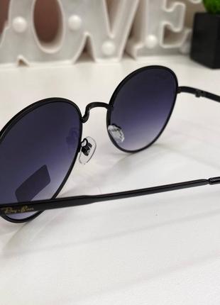 Очки ray-ban солнцезащитные черные3 фото