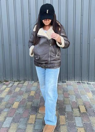 Дублянка  zara штучна шкіра 🧥