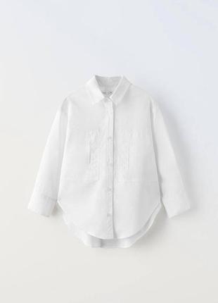 Блуза сорочка оверсайз  оригінал зара zara