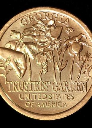 Монета сша 1 долар 2019 р. "американський інновації" сад попікачів. джорджія