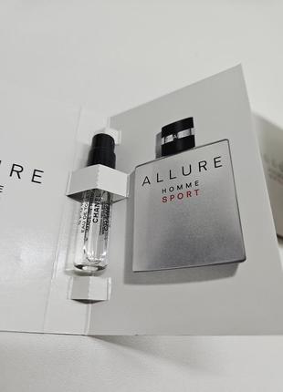 Пробник, тестер chanel Chanel allure homme sport, оригінал, 1.5 ml