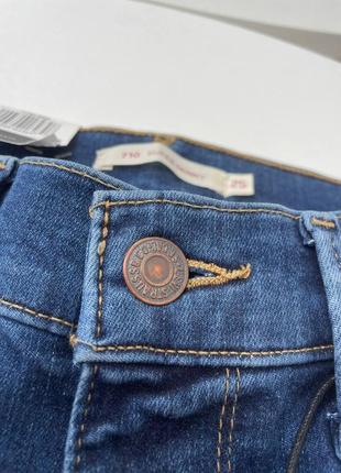 Женские новые джинсы levi’s premium 710 super skinny оригинал скини8 фото