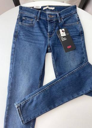 Женские новые джинсы levi’s premium 710 super skinny оригинал скини6 фото