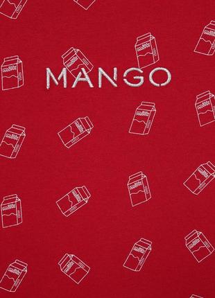 Футболка лого, футболка хлопок mango с логотипом, футболка хлопок6 фото