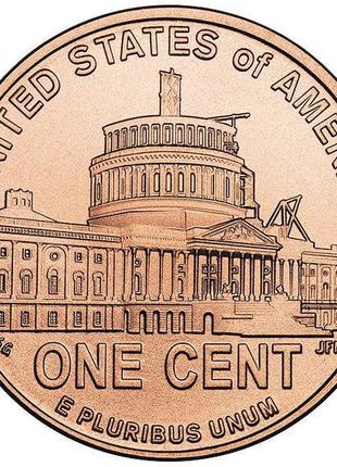 Монета сша 1 цент 2009 г. "200 лет со дня рождения авраама линкольна "