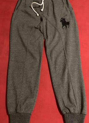 Оригінальні спортивні штани polo ralph lauren р.s/м велике лого