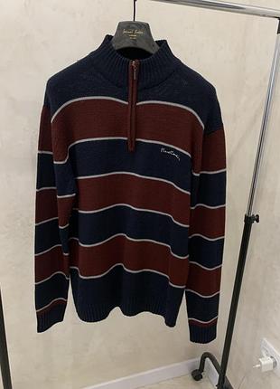 Светр кофта на блискавці pierre cardin джемпер