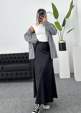 Юбка шелк в пол юбка