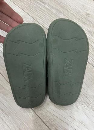 Резиновые сандалии zara 23 размер3 фото