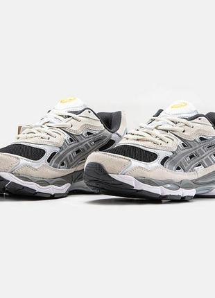 Чоловічі кросівки asics gel-nyc black/clay grey