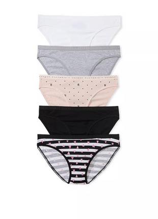 Комплект трусиков victoria’s secret трусики виктория сикрет