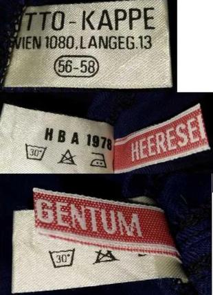 Редкая синяя кепка армии австрии, 1978 г.