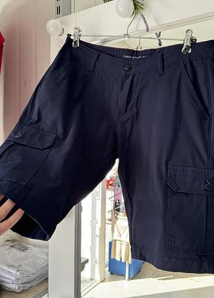 Шорти котонові із кишенями карго