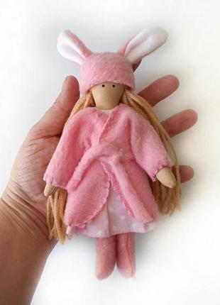 Маленька текстильна лялька2 фото