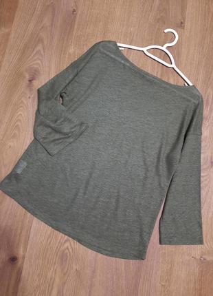 Benetton лонгслив 100 % лен