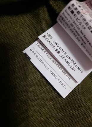 Benetton лонгслив 100 % лен