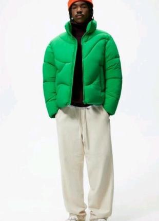 Стьобана стильна куртка zara