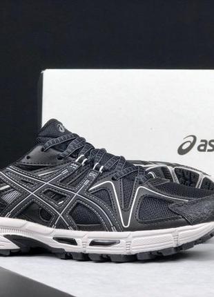 Р.41-45 кроссовки asics gel kahana 8 черно/белые ks 12259