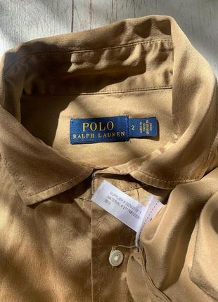 Шелковая рубашка polo ralph lauren5 фото