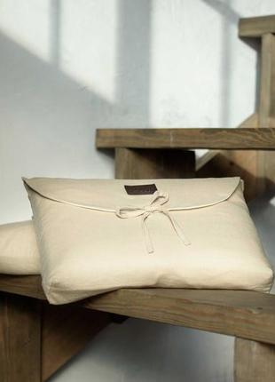 Комплект постельного белья двуспальный brownie с натурального сатина 180х210 см7 фото