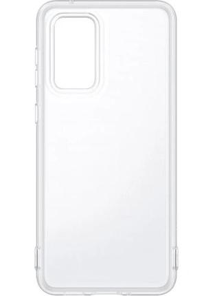 Чохол samsung soft clear cover для samsung galaxy a53 transparent, black (ef-qa536ttegru)