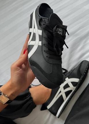 Кроссовки asics onitsuka tiger mexico 66 black3 фото